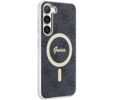 Guess 4G MagSafe Back Cover - Samsung Galaxy S23+ (S916) - Zwart Zwart