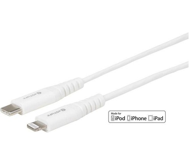 eStuff USB-C Lightning Cable MFI 1m White