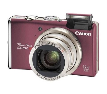 Canon Powershot SX200 IS Rood