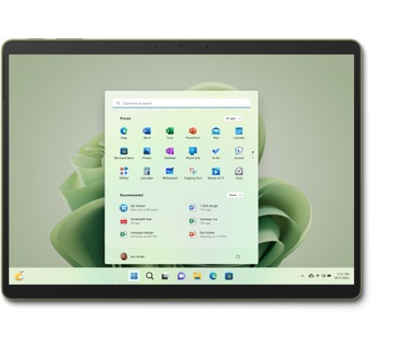 Microsoft Surface Pro 9 i5-1235U, 16GB ram, 256GB opslag Groen