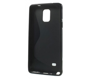 Kees S-line Gel Hoesje Samsung Galaxy Note 4 - Zwart
