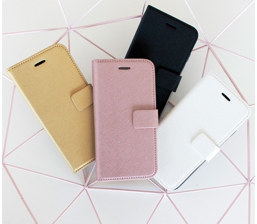 Mobiparts Saffiano Wallet Case Apple iPhone X, iPhone XS Gold