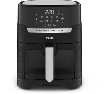 Tefal Easy Fry & Grill Vision EY5068 heteluchtfriteuse met kijkvenster zwart