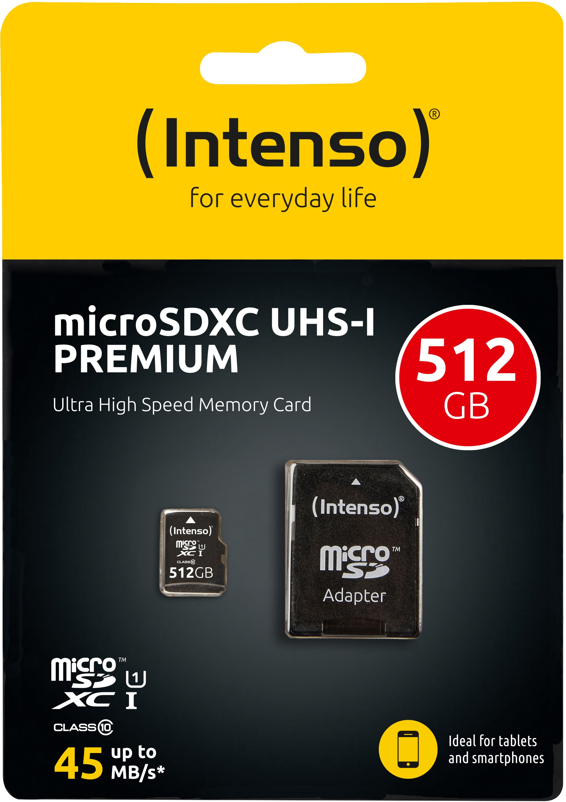 Scheda MicroSDHC Intenso 32GB UHS-I Classe 10 – Resistente A Urti, Acqua E Raggi X – Perfetta Per Smartphone E Tablet