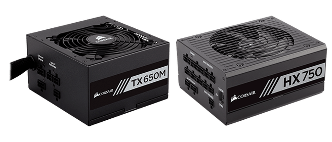 Corsair HX- en TX-M-voedingen