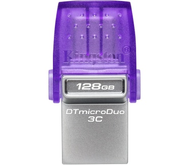 Kingston DataTraveler microDuo 3C 128GB Paars