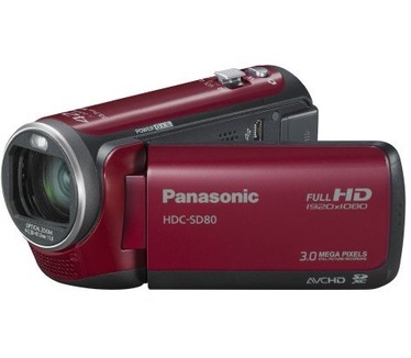 Panasonic HDC-SD80 Rood