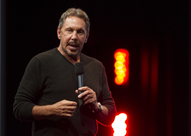 Larry Ellison, de voorzitter van Oracle. Bron: Kimberly White/Getty Images