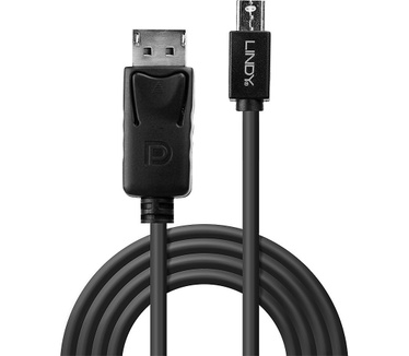 Lindy 5m, Mini DisplayPort - DisplayPort Zwart