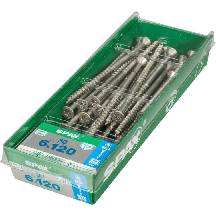 Spax A2 schroef T-star plus verzonken kop 6x120mm 30st