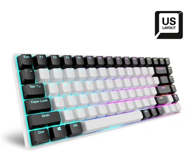 Sharkoon Skiller SGK50 S3, Gateron Yellow, Qwerty US, Wit