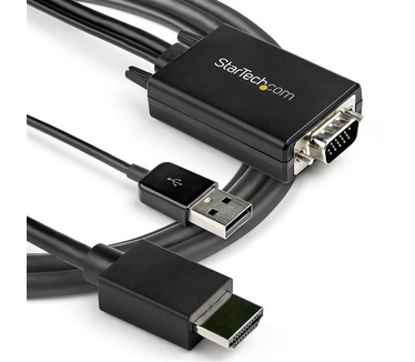 Startech.com VGA naar HDMI kabel adapter USB-voeding 1080p 3 m