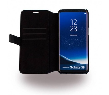 Mercedes-Benz Mercedes-Benz ele Wave Bookcase hoesje voor de Samsung Galaxy S8 - Zwart Zwart