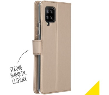 Accezz Wallet Softcase Bookcase Samsung Galaxy A42 - Goud (Galaxy A42) Goud