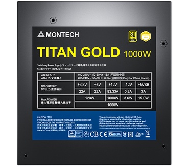 Montech Titan Gold 1000W