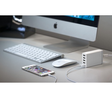 Avanca 5-Poorts USB Hub - Wit