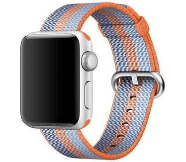 Apple Watch Originele 38mm Geweven Nylon Band - Oranje