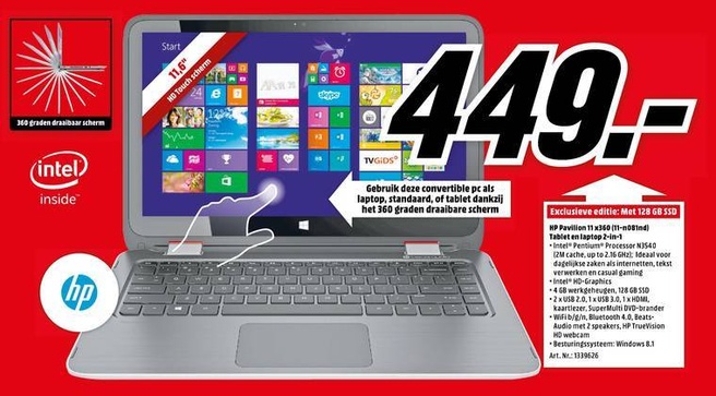 prijsvergelijken laptops weinig zinvol