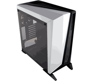 Corsair Carbide Series® SPEC-OMEGA Tempered Glass Mid-Tower ATX Gaming Case - Black/White