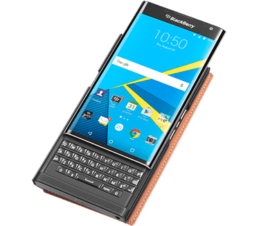 BlackBerry Priv Leather Smart Flip Case Tan (ACC-62173-002)