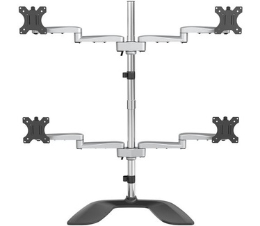 Startech.com Quad-Monitor Stand - Articulating - Steel & Aluminum