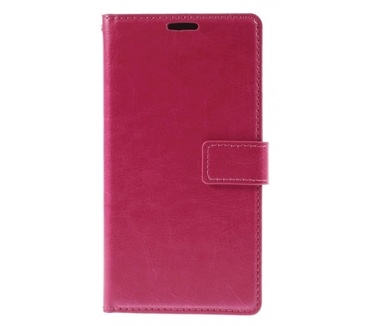 Kees Lederlook Portemonnee Hoesje Huawei P8 - Roze
