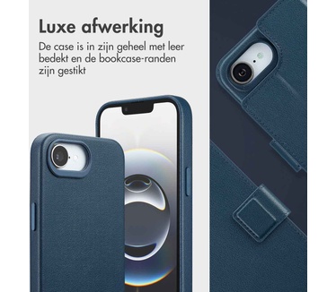 Accezz Leather Bookcase 2-in-1 met MagSafe