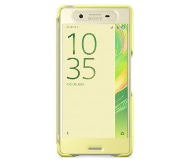 Sony Xperia X Smart Style Touch Cover - SCR50 - Lime Gold