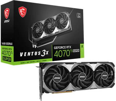 MSI GeForce RTX 4070 Ti SUPER 16G VENTUS 3X