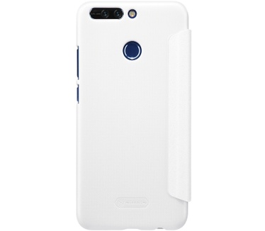 Nillkin New Sparkle S-View Book Case - Huawei Honor 8 Pro - Wit Wit