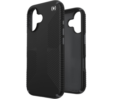 Speck Presidio2 Grip Apple iPhone 16 Black - with Microban