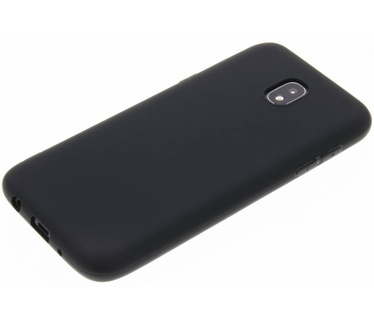 Samsung Galaxy J5 2017 siliconen (gel) achterkant hoesje - Zwart (Galaxy J5 2017) Zwart