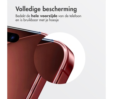 Accezz Gehard Glas Screenprotector met Applicator - 2-pack voor de Apple iPhone 18 Pro Max / 17 Pro Max