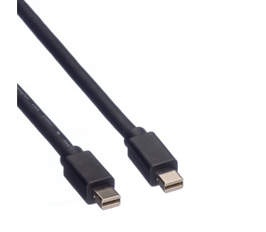 Secomp DisplayPort kabel, Mini DP M - Mini DP M 2,0m Zwart