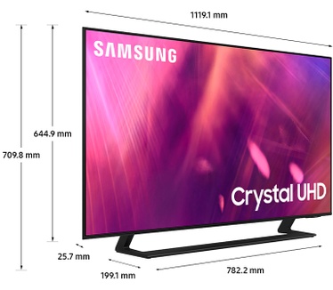 Samsung AU9000 50" (buitenlands model) Zwart