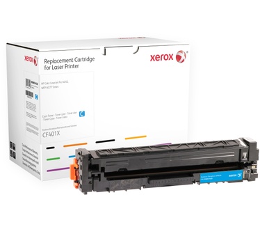 Xerox Cyaan toner cartridge. Gelijk aan HP CF401X. Compatibel met HP Colour LaserJet Pro M252, Colour LaserJet Pro M274, Colour LaserJet Pro M277