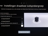 LG Sound Suite - set-up via tv