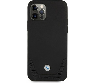 BMW Perforated Lower Stripe Case iPhone 12 Pro Max (6.7") - Zwart Zwart