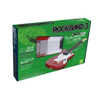 MadCatz Rock Band 3, Wireless Fender Mustang Guitar, Xbox 360