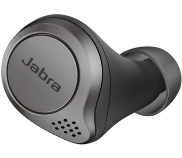 Jabra Elite 75t (draadloos laden) (Titanium, Zwart)