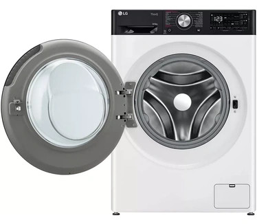 LG LG F4DR7596SYH - A-10% - 9 kg Was- droogcombinatie met TurboWash™ 39 - Slimme AI DD™ motor - EzDispense™ - Hygiënisch wassen met stoom - ThinQ™