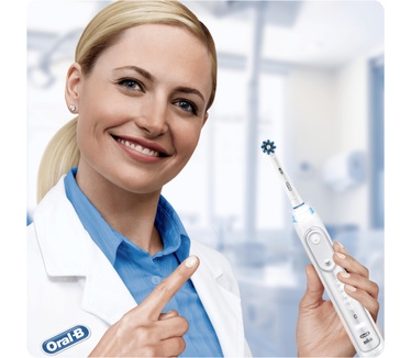 Oral-B Genius 10200W Elektrische Tandenborstel Wit Powered by Braun