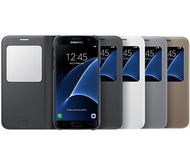 Samsung Galaxy S7 S-View Cover (Galaxy S7) Zwart