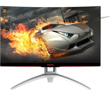 AOC AG272FCX Zilver, Zwart