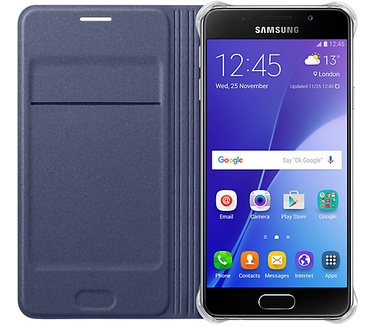 Samsung Galaxy A3 (2016) Flip Wallet (Galaxy A3) Zwart