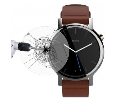 qMust Tempered Glass Motorola Moto 360 (2nd gen) 42mm screenprotector - 9H krasbestendig