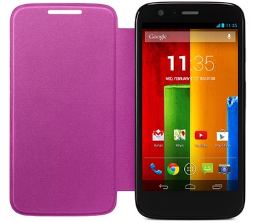 Motorola Flip Cover Moto G (violet) (Moto G) Paars