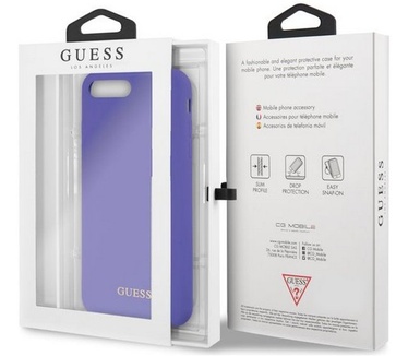 Guess Silicone HardCase voor Apple iPhone 7/8 Plus (5.5") - Paars  Paars