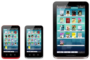 Sharp tablet e-reader