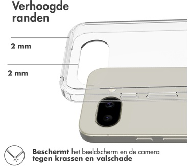 Accezz Xtreme Impact Backcover Google Pixel 10a - Transparant